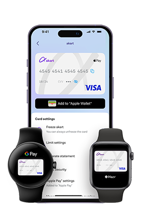3. Add your card to Apple/Google pay